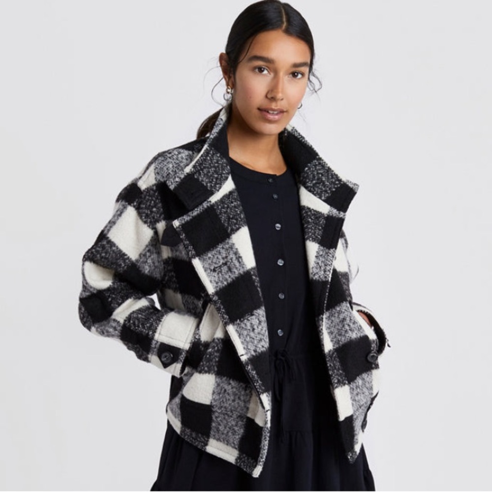 Rebecca Minkoff Plaid Wool Women's Jacket
